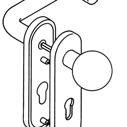HEWI Zestaw krótkich rozet 111R03.113 90 Plastik 90 ( 3000204408 )