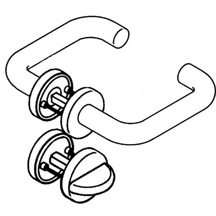 Zestaw rozet HEWI 111PBR02.230 Poliamid 99 matowy ( 3000207780 )