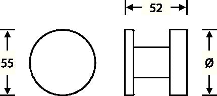 Gałka drzwiowa FSB 23 0829 0005 Aluminium 0105 ( 3311102134 )