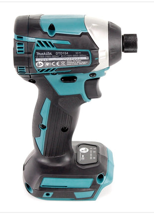 Makita DTD 154 Z Akku Schlagschrauber 18V 1/4" 175Nm Brushless Solo - ohne Akku, ohne Ladegerät - Toolbrothers