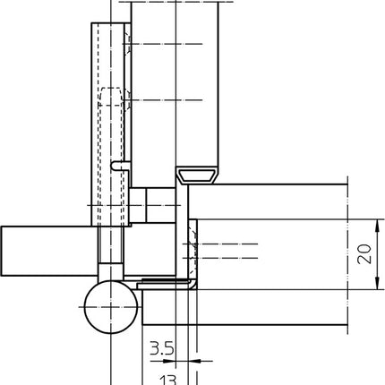 SIMONSWERK sekcja skrzydła V 0037 WF 3-częściowa ( 3000255760 )