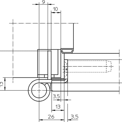 Zawias obiektowy SIMONSWERK VARIANT VX 7939/160 stal nierdzewna szczotkowana matowa 200 kg ( 3000255460 )
