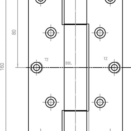 Zawias przedmiotowy SIMONSWERK VARIANT VN 2929/160 stal niklowana matowa / F2 160 kg ( 3000255495 )
