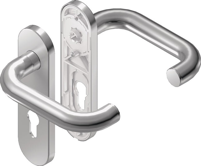 Zestaw przeciwpożarowy z krótką płytą tylną BKS Rondo krótka płyta tylna stal nierdzewna D/K ( 3000253083 )