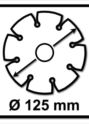 WellCut Diamond Blade Diamant Trennscheibe 125 x 22,2 mm Special ( 333 - 125 / 22 ) - Toolbrothers