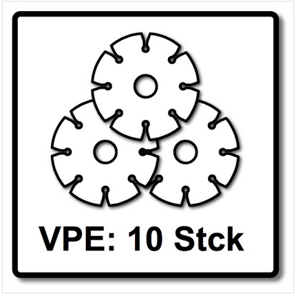 WellCut WCM 11532 - 10 Stück Trennscheiben 115 mm für Metalle - Toolbrothers