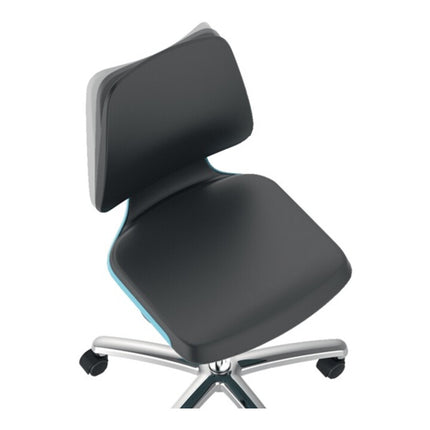 BIMOS Labsit krzesło obrotowe z kółkami Siedzisko niebieskie ( 9000454070 )