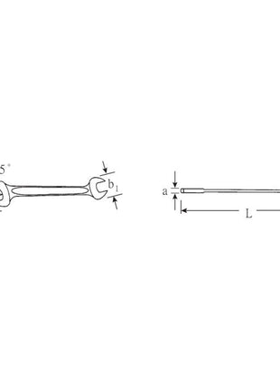 STAHLWILLE Doppelmaulschlüssel MOTOR 10 13 x 15 mm Länge 190 mm ( 4000826154 )