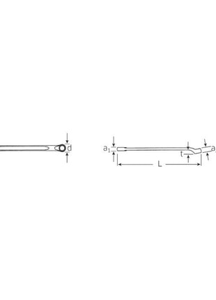 STAHLWILLE Klucz płasko-oczkowy OPEN-BOX 14 SW 8 mm Długość 145 mm ( 4000826039 )