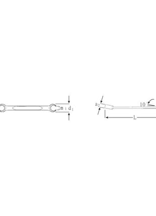 STAHLWILLE Doppelringschlüssel OPEN-RING 24 17 x 19 mm 220 mm ( 4000826111 )