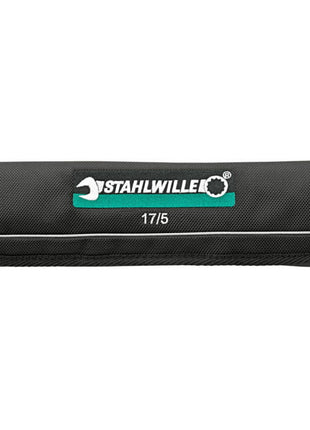 STAHLWILLE Juego de llaves combinadas con trinquete 17/5, 5 piezas, tamaños de llave 8-19 mm (4000826075)