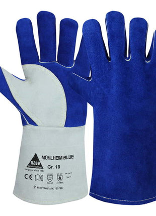 Guantes de soldadura HASE Mühlheim Blue talla 12 azul/gris (8000606295)