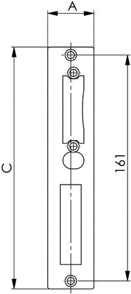 Płyta uderzeniowa AMF 147V ze stali ocynkowanej ( 3311021045 )