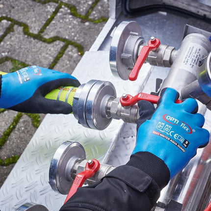 Rękawiczki OPTIFLEX zimowe Aqua Guard rozmiar 11 czarny/niebieski ( 8000140395 )