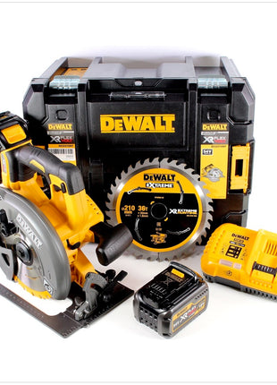 DeWalt DCS 575 T2 Akku Handkreissäge FlexVolt 54 V 190 mm Brushless + 2x Akku 6,0 Ah + Ladegerät  + Sägeblatt + T-STAK - Toolbrothers