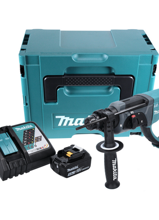 Makita DHR 202 RT1J Akku Kombihammer 18 V 2,0 J SDS Plus + 1x Akku 5,0 Ah + Ladegerät + Makpac - Toolbrothers