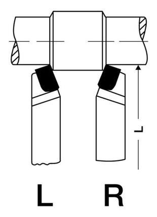 WILKE Outils à charioter DIN 4971 ISO1 16 x 16 mm ( 4118601152 )