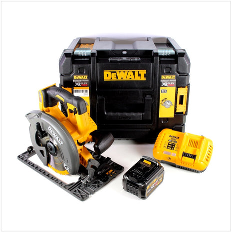 DeWalt DCS 576 T1 Akku Handkreissäge FlexVolt 54 V 190 mm Brushless + 1x Akku 6,0 Ah + Ladegerät + T-STAK - Toolbrothers