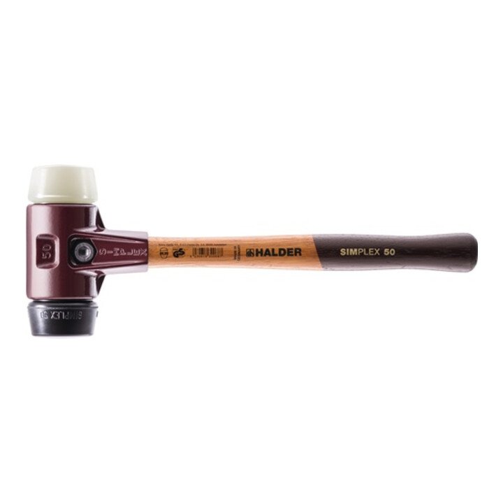 Młotek HALDER SIMPLEX do miękkich powierzchni Długość 300 mm Głowica Ø 30 mm ( 4000760018 )