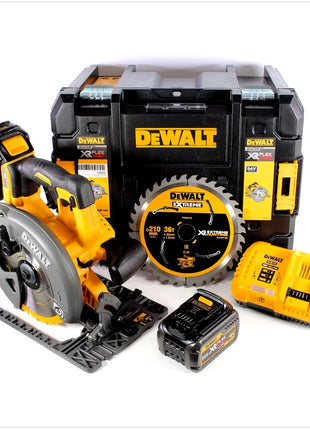 DeWalt DCS 576 T2 Akku Handkreissäge FlexVolt 54 V 190 mm Brushless + 2x Akku 6,0 Ah + Ladegerät + Sägeblatt + T-STAK - Toolbrothers