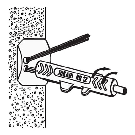 Narzędzie do zdejmowania izolacji JOKARI nr 12 długość całkowita 124 mm ( 4000817914 )