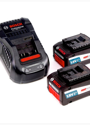 Bosch Starter-Set 18 V mit 2x GBA 6,3 Ah / 6300 mAh EneRacer Professional Akku + GAL 1880 Ladegerät ( 1600A00R1E ) - Toolbrothers