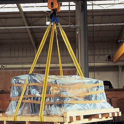 Zawiesie DOLEZYCH DIN EN 1492-1 długość 4 m zielone ( 4000365422 )