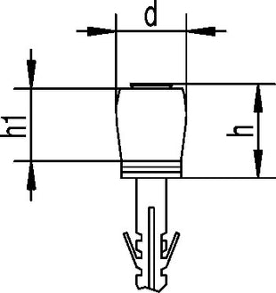 HELM Führungsrolle 258 DÜ Stahl verzinkt, gelb ( 3000255897 )