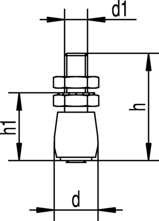 HELM Führungsrolle 549 S Stahl verzinkt, gelb ( 3000255957 )