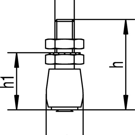 Rolka prowadząca HELM 549 S Stal ocynkowana, żółta ( 3000255957 )