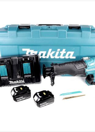 Makita DJR 360 PFK Akku Reciprosäge 36V ( 2x18V ) Brushless Säbelsäge im Koffer + 2x 3,0 Ah Akku + Ladegerät - Toolbrothers