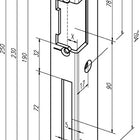 ASSA ABLOY kątowa płytka uderzeniowa 069 Grubość 3 mm ( 3324034073 )