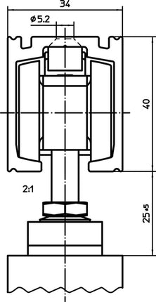 GEZE mechanizm miękkiego domykania Perlan 140 SoftStop 80 kg EV 1 ( 3326039043 )
