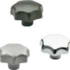 Gałka gwiazdowa GANTER DIN 6336 z tuleją gwintowaną ( 4601000859 )