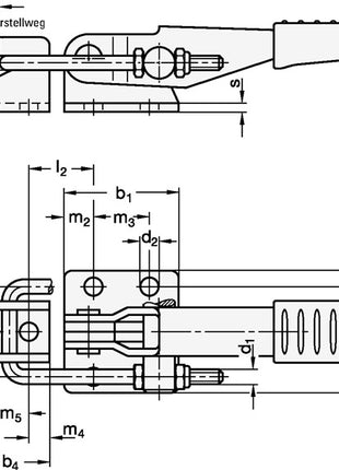 Stalowy napinacz GANTER GN 851 ( 4601001912 )