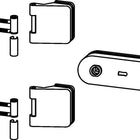 DORMA-GLAS okucie do drzwi szklanych STUDIO Rondo/OFFICE Junior jasny metal niro anodowany ( 3000254462 )