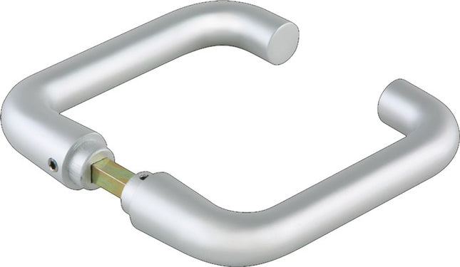 DORMA-GLAS Para klamek do drzwi szklanych o okrągłym kształcie, anodowane na kolor niro ( 3000254518 )