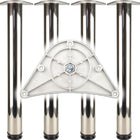 Zestaw nóg stołowych BMB polerowany chrom 60 mm wysokość 870 mm ( 3000273147 )