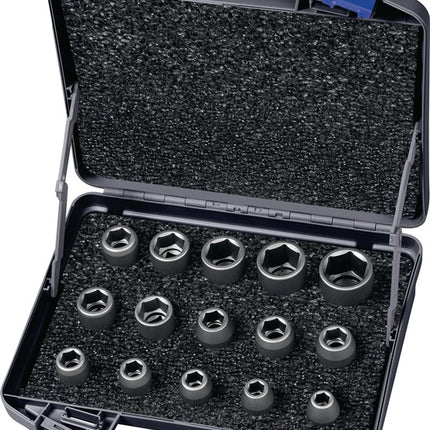 Zestaw kluczy nasadowych ASW 720 KS 15 OL 15-częściowy 1/2 ″ ( 4000820988 )