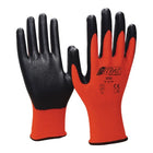 NITRAS Handschuhe Nitril Foam Größe 10 rot/schwarz ( 4000371246 )