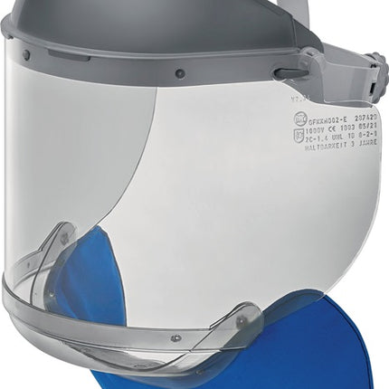 ASCHUA Osłona twarzy dla elektryków GFKKH002-E PC, szara ( 4701030130 )