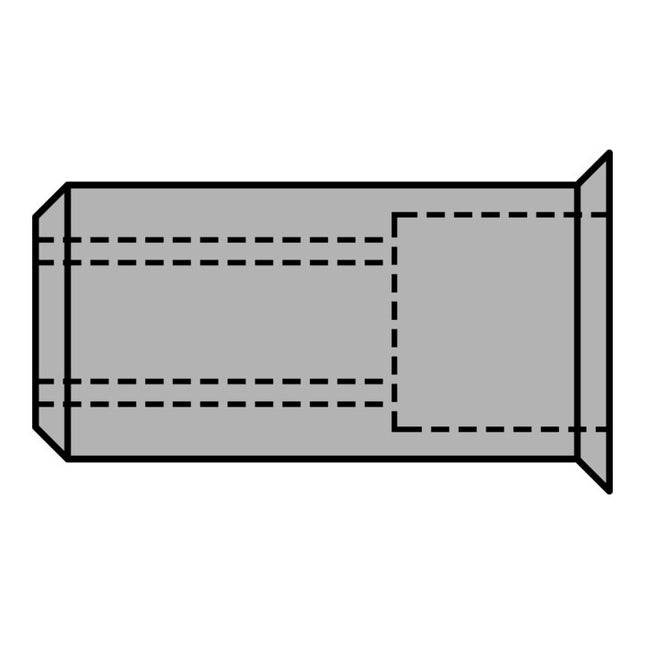 Nitonakrętka GESIPA Trzon nitu d x l 9 x 15,5 mm M6 ( 4000813791 )