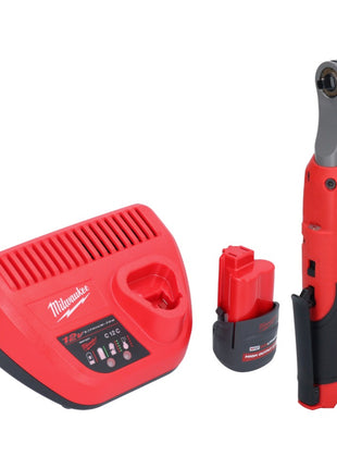 Milwaukee M12 FHIR14-251 Akku Ratsche 12 V 47 Nm 1/4" Brushless + 1x Akku 2,5 Ah + Ladegerät