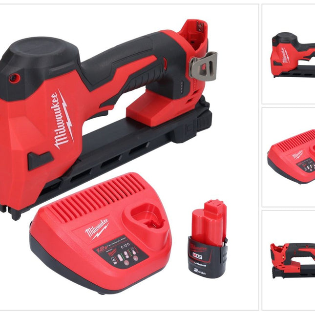 Milwaukee M12 BCST-201 wkrętarka akumulatorowa 12 V 19 x 25,4 mm + 1x akumulator 2,0 Ah + ładowarka
