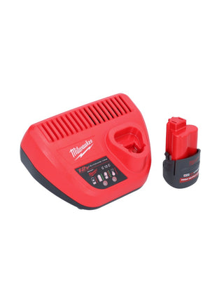 Milwaukee M12 BCST-251 wkrętarka akumulatorowa 12 V 19 x 25,4 mm + 1x akumulator 2,5 Ah + ładowarka