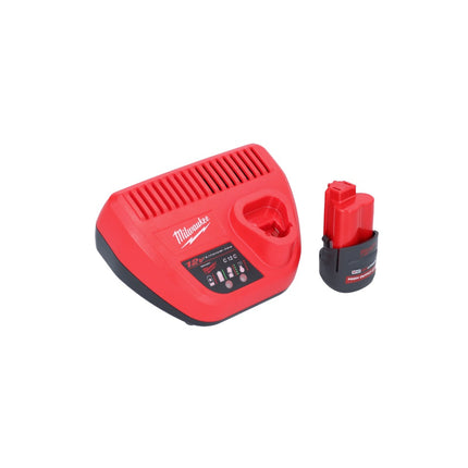 Milwaukee M12 BCST-251 wkrętarka akumulatorowa 12 V 19 x 25,4 mm + 1x akumulator 2,5 Ah + ładowarka