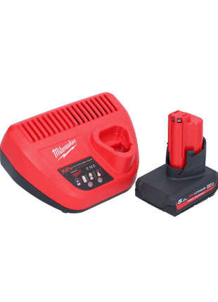 Milwaukee M12 BCST-501 wkrętarka akumulatorowa 12 V 19 x 25,4 mm + 1x akumulator 5,0 Ah + ładowarka