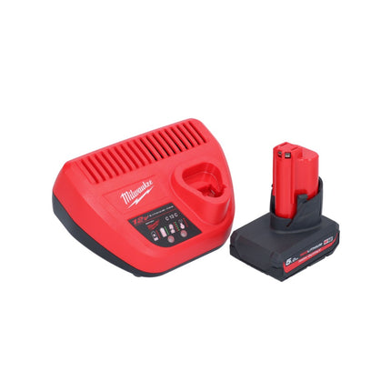 Milwaukee M12 BCST-501 wkrętarka akumulatorowa 12 V 19 x 25,4 mm + 1x akumulator 5,0 Ah + ładowarka
