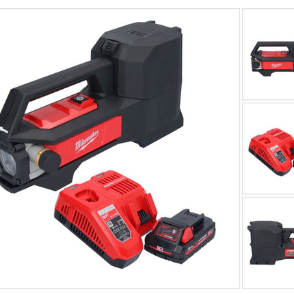 Milwaukee M18 BTP-301 Akku Transferpumpe 18 V 1817 l/h + 1x Akku 3,0 Ah + Ladegerät