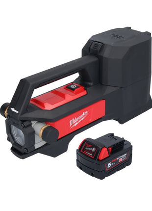 Bomba de trasvase a batería Milwaukee M18 BTP-501 18 V 1817 l/h + 1x batería 5,0 Ah - sin cargador